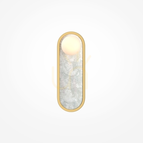 Prüfen LED-Wandleuchte Maytoni Perlamour MOD473WL-L20BSK messingfarben 20 W