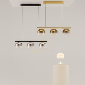 Pendelleuchte Maytoni Spirito 3-flammig LED Gold Glas MOD286PL-L12G3K small 3