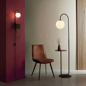 Halo Stehlampe Schwarz Endon small 5