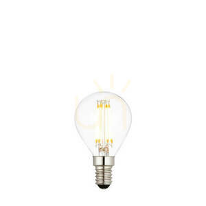 E14 LED Filament Golfballlampe transparent 4W dimmbar Endon small 0