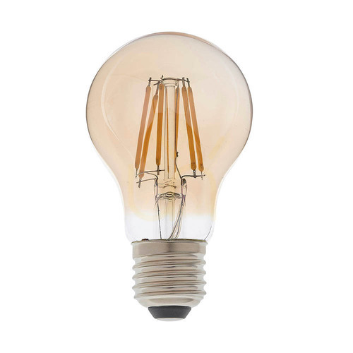 Prüfen Endon LED-Filamentlampe GLS E27 6 W, bernsteinfarben, dimmbar