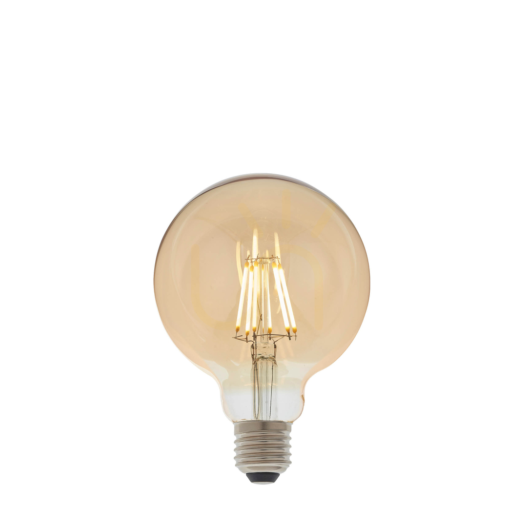 E27 LED filament globlampa bärnsten Endon