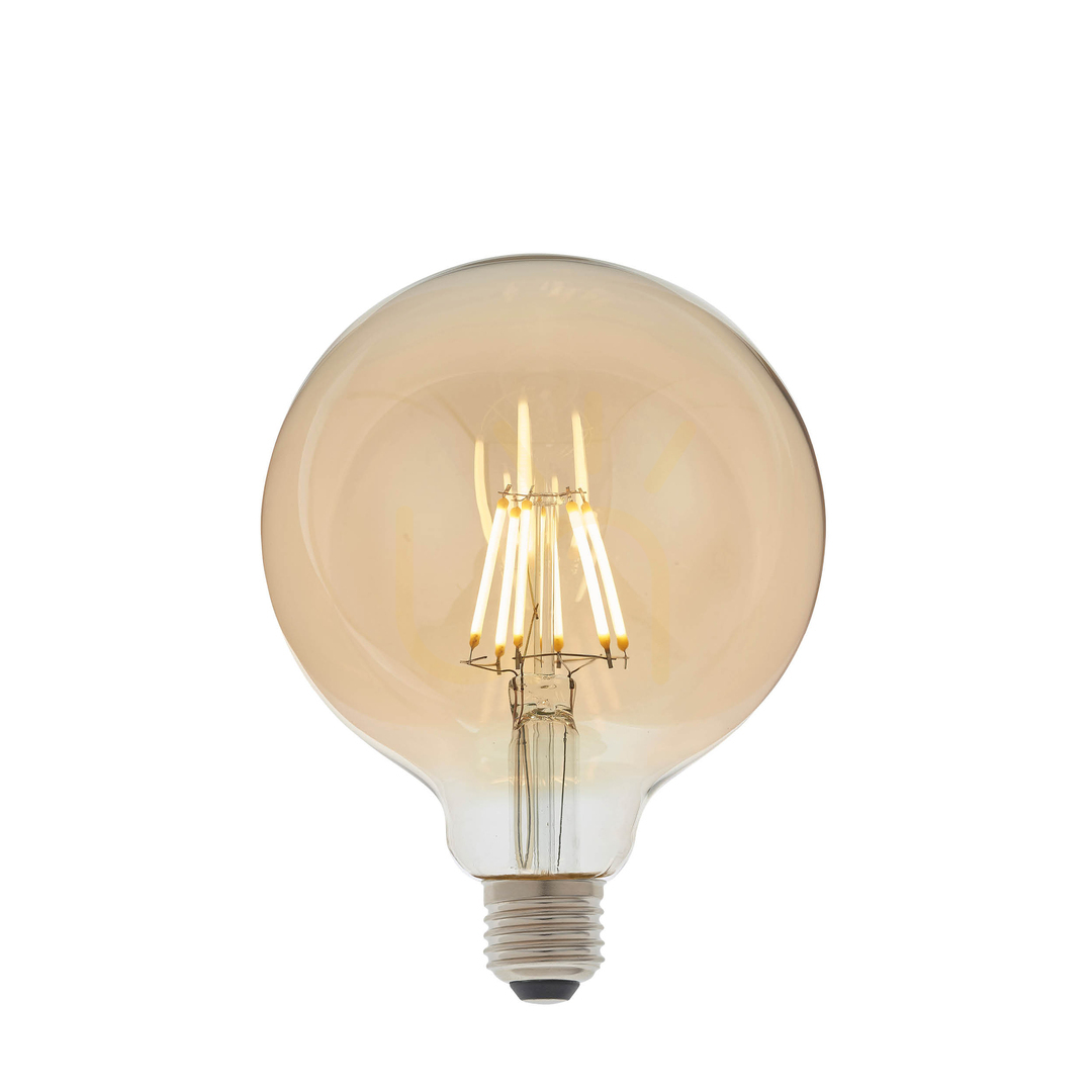 LED-Glühbirne E27 Amber 6W Dimmbar Endon Glaskolben 12,5 cm