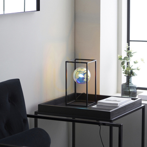 Tischlampe Endon Kinjo schwarz Stahl Glas G9 30 cm small 6