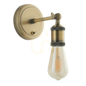Wandleuchte Hal Brass Endon small 1