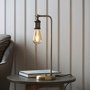 Tischlampe Endon Messing Stahl E27 45,3 cm small 3