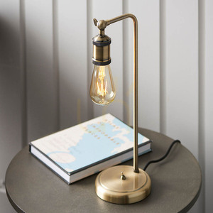Tischlampe Endon Messing Stahl E27 45,3 cm small 5