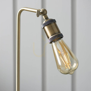 Tischlampe Endon Messing Stahl E27 45,3 cm small 7