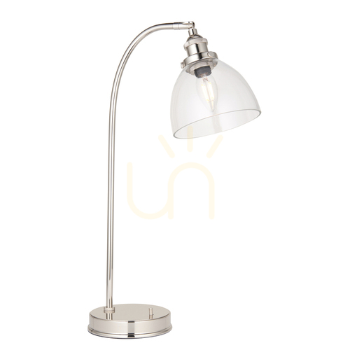 Prüfen Hansen Tischlampe Silber Endon