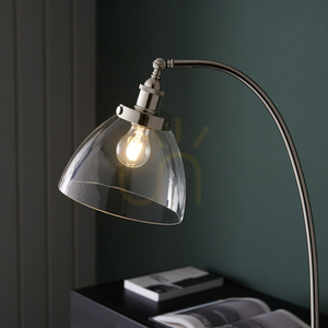 Stehlampe Endon Hansen Silber Stahl Glas E27 152 cm 7 Stehlampe Endon Hansen Silber Stahl Glas E27 152 cm small 7