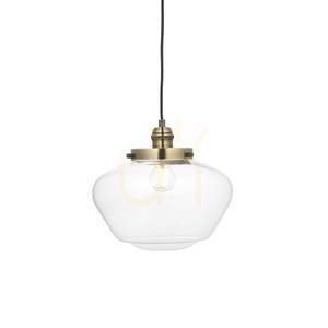 Pendelleuchte Endon Camberley Messing E27 Ø30 cm Stahlglas small 0