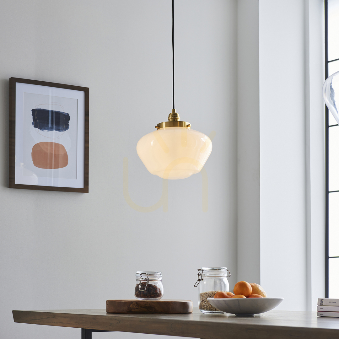 Anzeige Pendelleuchte Endon Camberley Messing E27 Ø30 cm Stahl Glas Dimmbar Pendelleuchte Endon Camberley Messing E27 Ø30 cm Stahl Glas Dimmbar