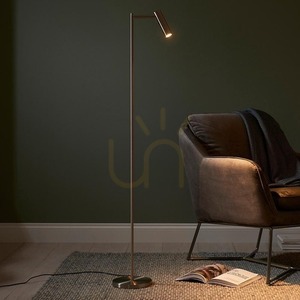 Stehlampe Endon Dedicated Reader Silber LED Stahl 125 cm small 2
