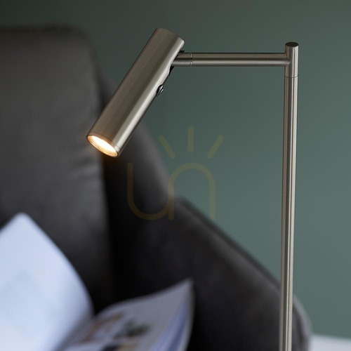 Prüfen Dedicated Reader Stehlampe Silber Endon.