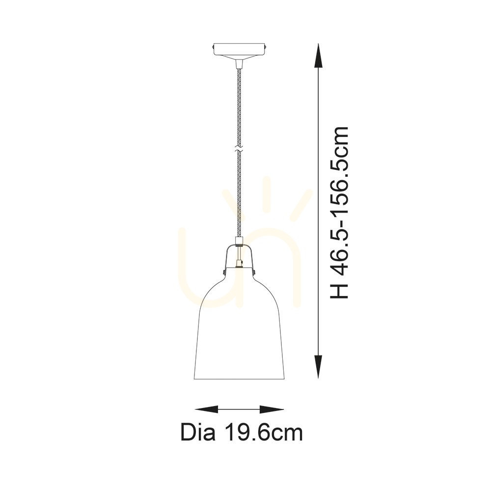 Vorschau Pendelleuchte Endon Lazenby Silber Stahl E27 Dimmbar 19,6 cm Pendelleuchte Endon Lazenby Silber Stahl E27 Dimmbar 19,6 cm