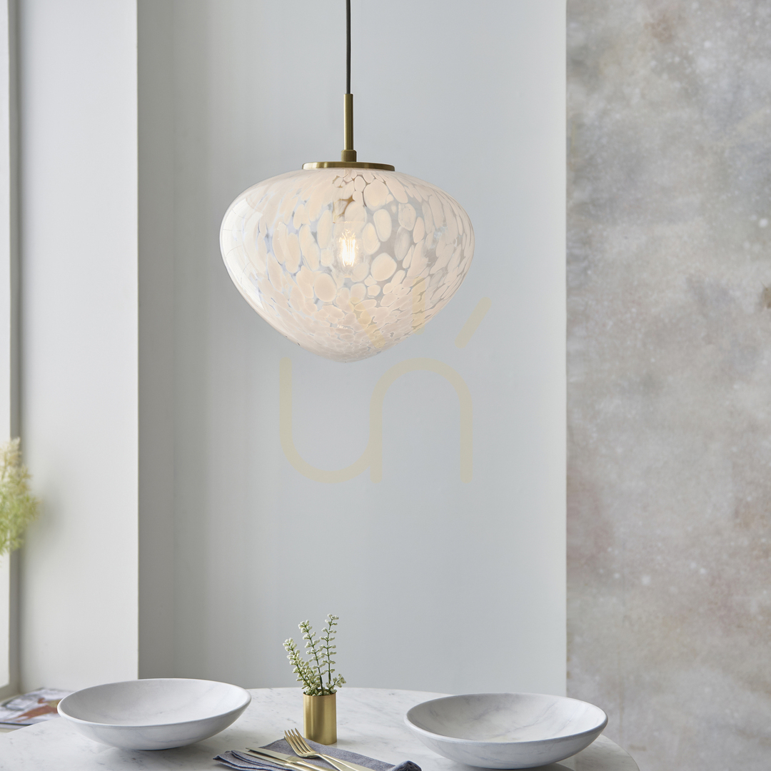 Zeige Pendelleuchte Endon Mali Messing E27 dimmbar 33 cm Stahl Glas Pendelleuchte Endon Mali Messing E27 dimmbar 33 cm Stahl Glas