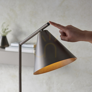 Stehlampe Endon Cape Bronze Stahl E27 1-flammig 23 cm small 5