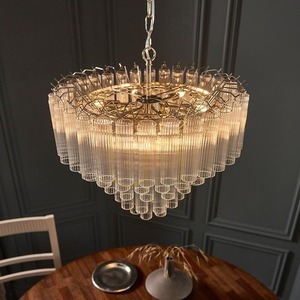 Pendelleuchte Toulouse Endon Silber 12-flammig G9 Ø50 cm Stahl Glas 6 Pendelleuchte Toulouse Endon Silber 12-flammig G9 Ø50 cm Stahl Glas small 6