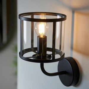 Wandleuchte Endon Hopton Schwarz Stahl Glas E14 dimmbar 7 Wandleuchte Endon Hopton Schwarz Stahl Glas E14 dimmbar small 7