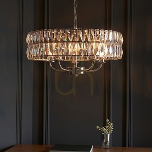 Pendelleuchte Endon Clifton 5-flammig Silber Stahl Glas E14 dimmbar 3 Pendelleuchte Endon Clifton 5-flammig Silber Stahl Glas E14 dimmbar small 3
