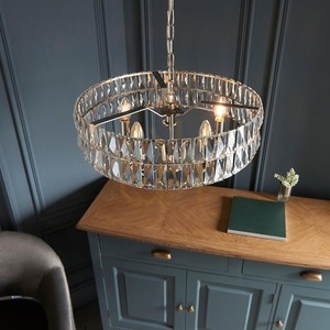 Pendelleuchte Endon Clifton 5-flammig Silber Stahl Glas E14 dimmbar 5 Pendelleuchte Endon Clifton 5-flammig Silber Stahl Glas E14 dimmbar small 5