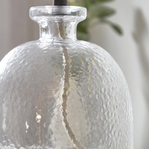 Tischlampe Endon Lyra Cici Grau Stoff Glas E14 42,8 cm 5 Tischlampe Endon Lyra Cici Grau Stoff Glas E14 42,8 cm small 5