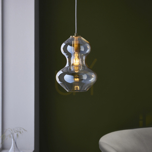 Pendelleuchte Endon Kelda aus Messing, Stahl und Glas, E27, dimmbar, Ø 23 cm small 4