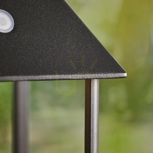 Tischlampe Endon Hoot Schwarz Aluminium Glas LED 40 cm Nicht dimmbar small 1