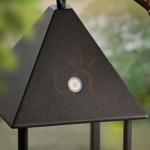 Tischlampe Endon Hoot Schwarz Aluminium Glas LED 40 cm Nicht dimmbar small 6
