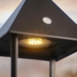 Tischlampe Endon Hoot Schwarz Aluminium Glas LED 40 cm Nicht dimmbar small 7