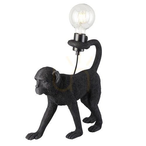 Prüfen Kapuziner Tischlampe Schwarz Endon