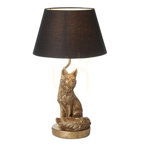 Tischlampe Endon Fox Schwarz Stoffschirm E14 53 cm 0 Tischlampe Endon Fox Schwarz Stoffschirm E14 53 cm small 0