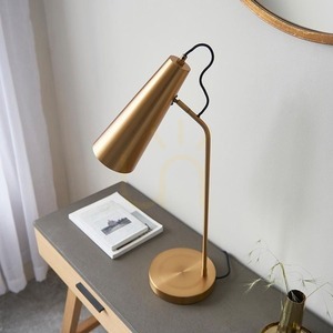 Tischlampe Endon Karna Messing Stahl E27 67,5 cm 7 Tischlampe Endon Karna Messing Stahl E27 67,5 cm small 7