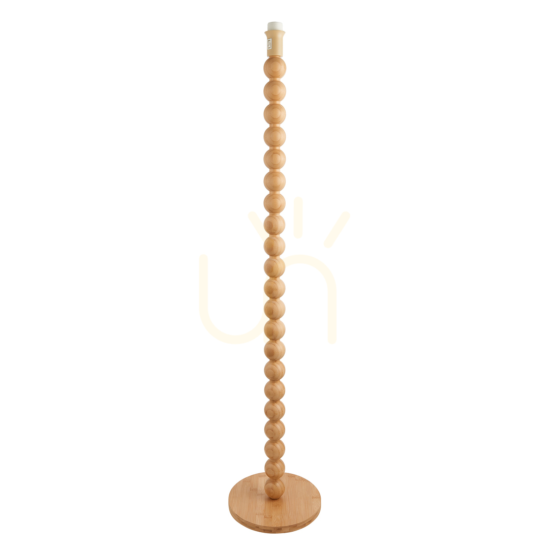 Lampă în picioare verde Endon lemn oțel E27 134 cm