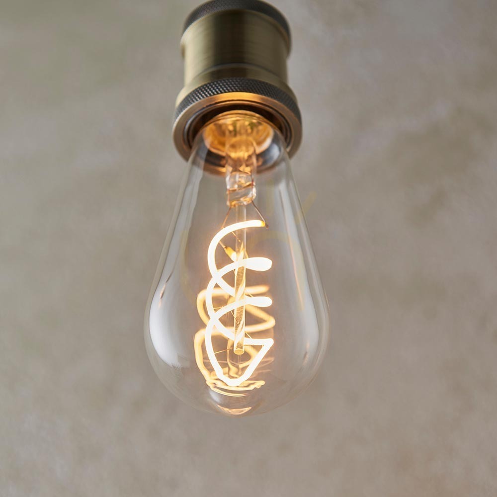 Aussicht LED-Leuchtmittel Endon E27 4W transparent dimmbar Glas 6,4 cm LED-Leuchtmittel Endon E27 4W transparent dimmbar Glas 6,4 cm