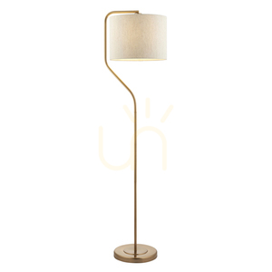 Stehlampe Endon Clement Messing Stoffschirm E27 155 cm 0 Stehlampe Endon Clement Messing Stoffschirm E27 155 cm small 0
