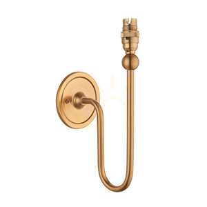 Wandleuchte Santiago Messing Endon B22 Stahl dimmbar 1-flammig small 0