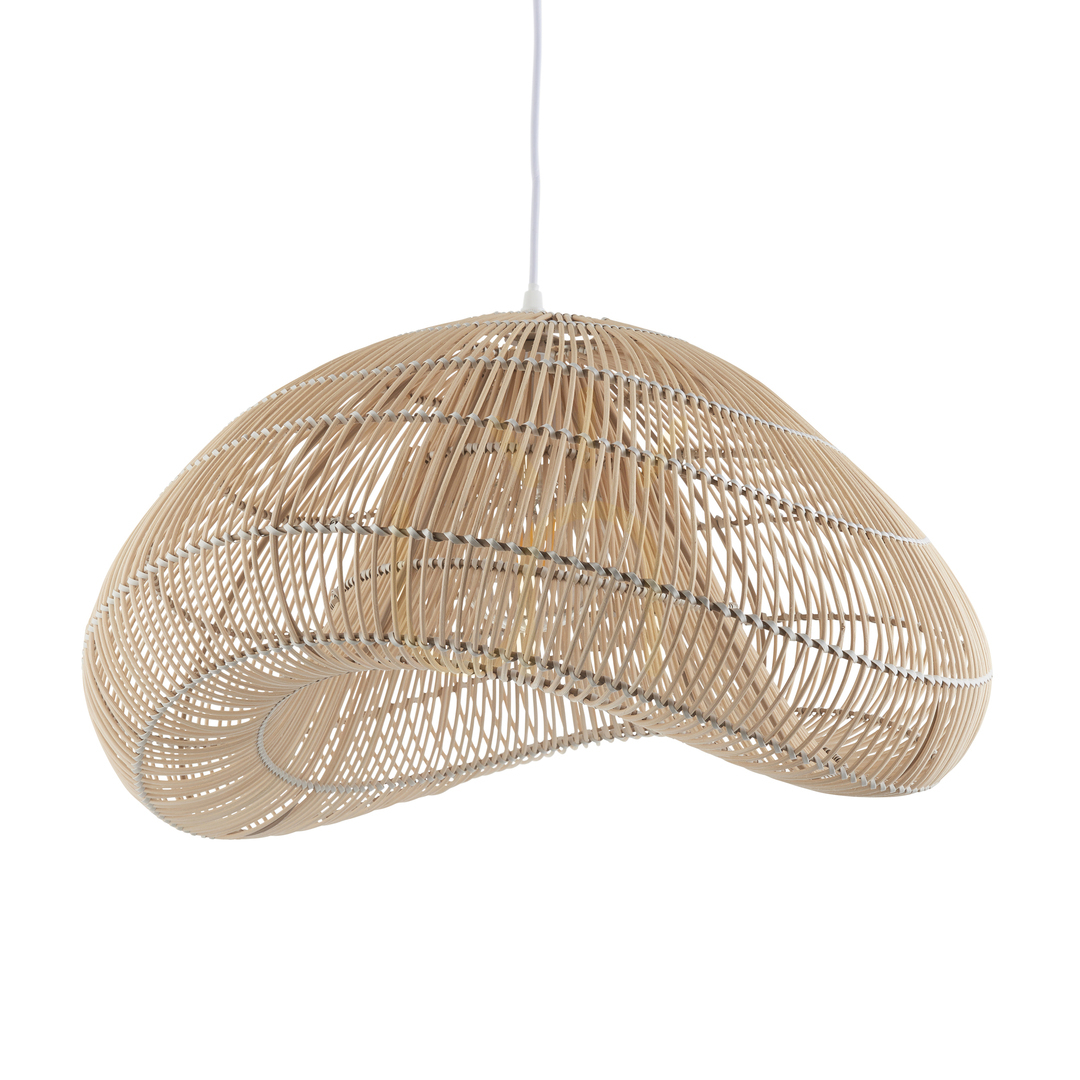 Aussicht Pendelleuchte Endon Misra Braun Rattan Stahl E27 Ø54 cm Pendelleuchte Endon Misra Braun Rattan Stahl E27 Ø54 cm