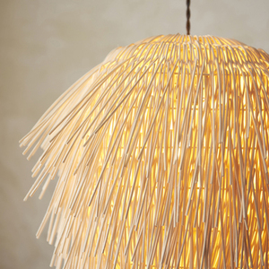 Pendelleuchte Endon Pushpa Braun Rattan Stahl E27 Ø47 cm 4 Pendelleuchte Endon Pushpa Braun Rattan Stahl E27 Ø47 cm small 4
