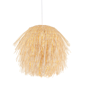 Pendelleuchte Endon Pushpa Braun Rattan Stahl E27 Ø47 cm 0 Pendelleuchte Endon Pushpa Braun Rattan Stahl E27 Ø47 cm small 0