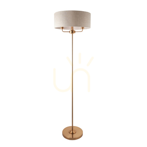 Stehleuchte Endon Highclere 110724, Vintage-Messing, 3 × E14, 160 cm small 4