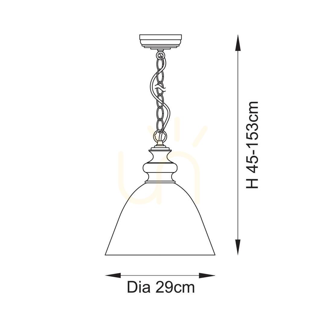 Vorschau Pendelleuchte Endon Cotswold Messing Holz E27 dimmbar 29 cm Pendelleuchte Endon Cotswold Messing Holz E27 dimmbar 29 cm