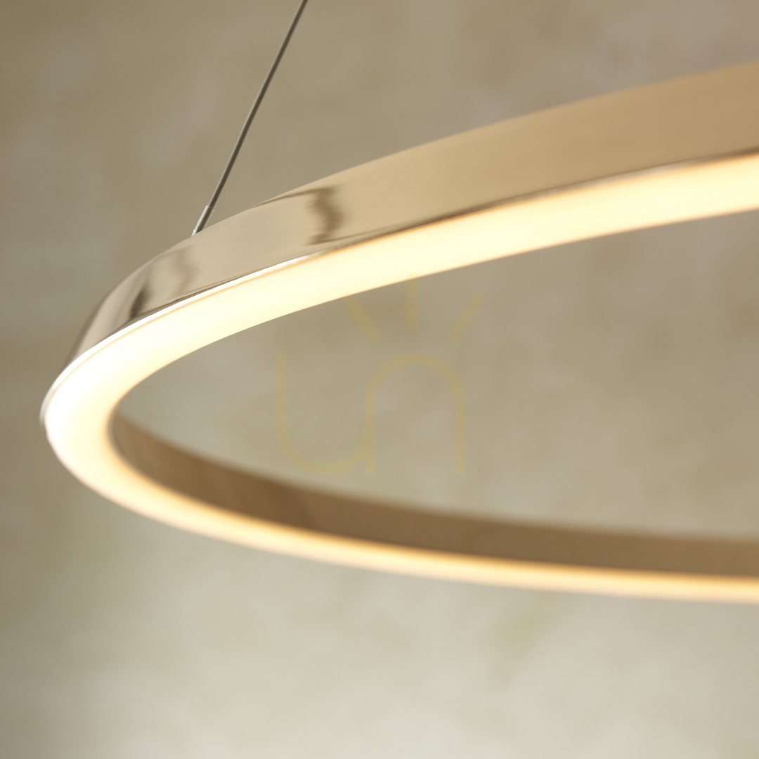Anzeige Pendelleuchte Endon Staten Weiß LED Dimmbar Ø80 cm Pendelleuchte Endon Staten Weiß LED Dimmbar Ø80 cm