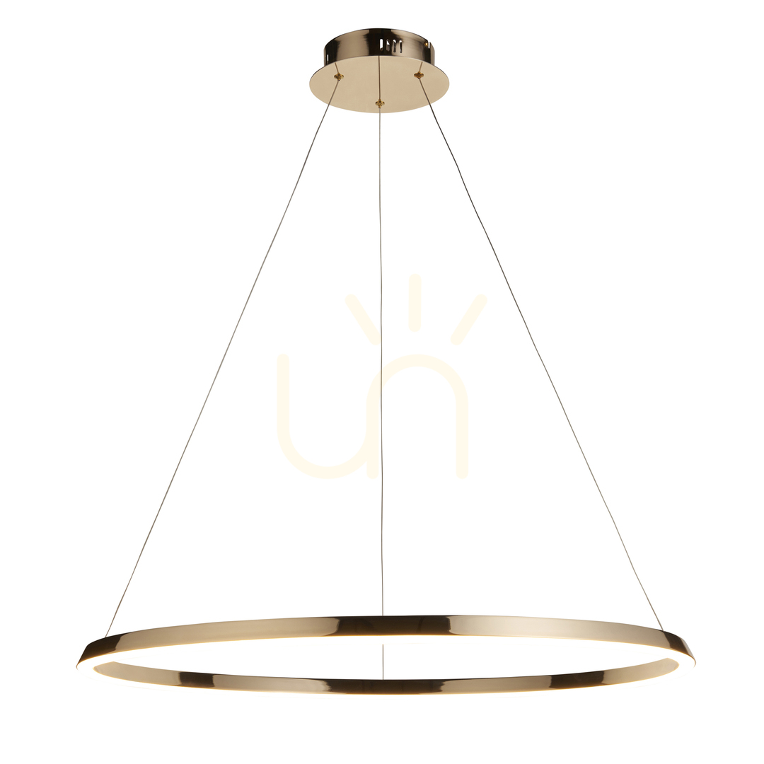 Prüfen Pendelleuchte Endon Staten Weiß LED Dimmbar Ø80 cm Pendelleuchte Endon Staten Weiß LED Dimmbar Ø80 cm