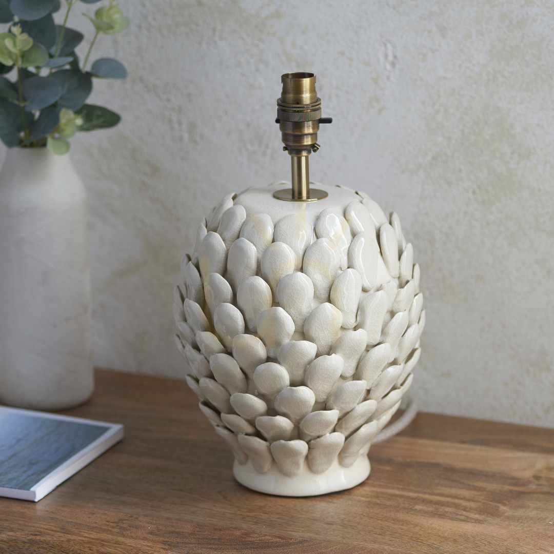 Aussicht Tischlampe Endon Layered Leaf Messing Keramik Stahl B22 30,5 cm Tischlampe Endon Layered Leaf Messing Keramik Stahl B22 30,5 cm