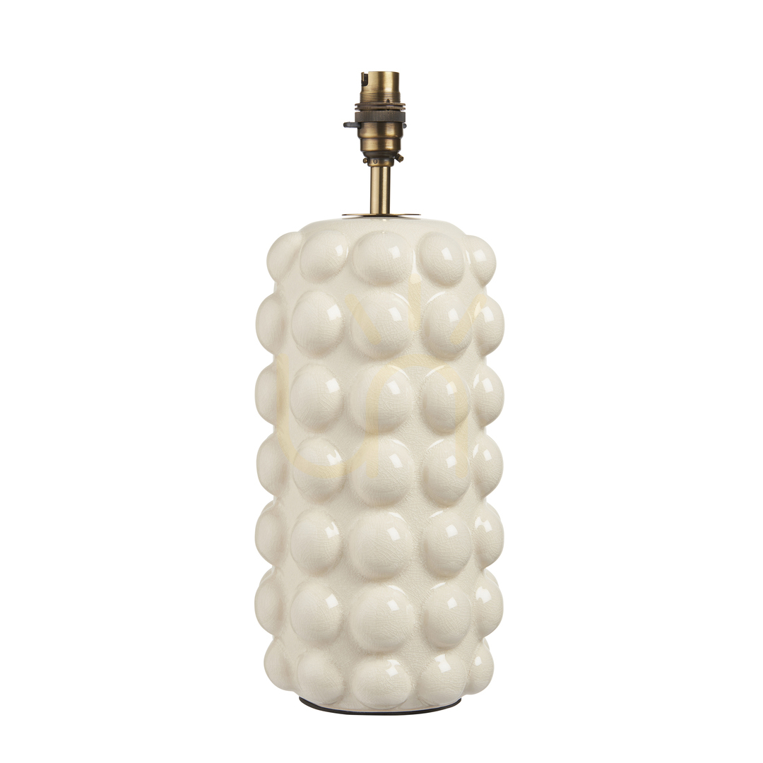 Tischlampe Endon Bobble Messing Keramik Stahl B22 39,5 cm