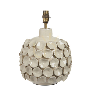 Tischlampe Endon Borello Messing Keramik B22 32 cm small 0