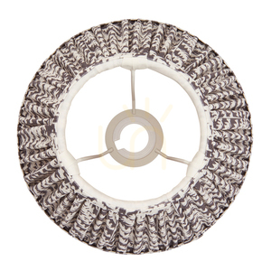 Lampenschirm Endon Perlgrau Stoff E27 25 cm 18,5 cm small 3