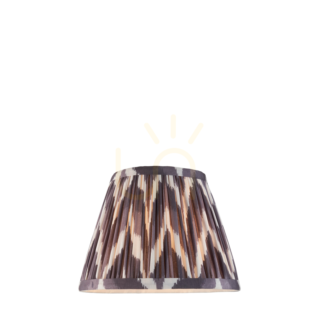 Prüfen Lampenschirm Endon Zigzag Perlgrau Stoff 20 cm E14 Lampenschirm Endon Zigzag Perlgrau Stoff 20 cm E14
