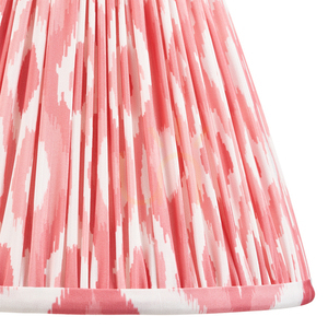 Lampenschirm Endon Ikat Korallenrosa Stoff E27 25 cm small 2